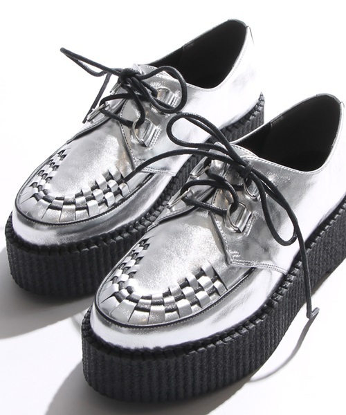 WEGO(ウィゴー)の「WEGO/厚底シューズ(その他シューズ・レディース・シルバー/ブラック/アニマル・LARGE/MEDIUM)」の3枚目の写真