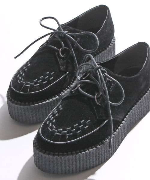 WEGO(ウィゴー)の「WEGO/厚底シューズ(その他シューズ・レディース・シルバー/ブラック/アニマル・LARGE/MEDIUM)」の2枚目の写真