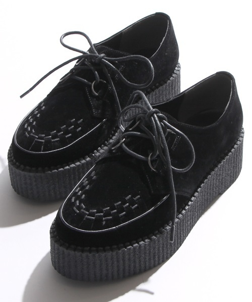 WEGO(ウィゴー)の「WEGO/厚底シューズ(その他シューズ・レディース・シルバー/ブラック/アニマル・LARGE/MEDIUM)」の4枚目の写真