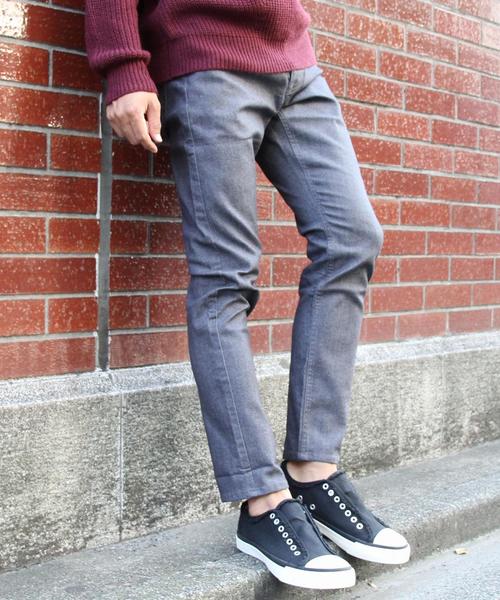 coen(コーエン)の「【スマイルプライス】イージースリムスキニーパンツ2(coen EASY SLIM)(その他パンツ・メンズ・ブラック/ダークグレー/グリーン/ネイビー・X-LARGE/MEDIUM/SMALL/LARGE)」の3枚目の写真