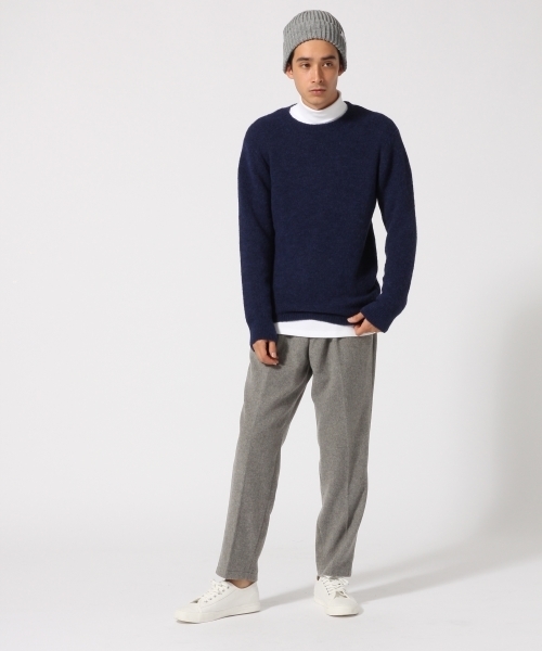 RAGEBLUE（レイジブルー）の「＜洗えるパンツ＞メリノウールレギュラートラウザー/725398（その他パンツ・メンズ・グレー/キャメル/ダークグレー/ネイビー/ブラック・SMALL/LARGE/MEDIUM）」の15枚目の写真