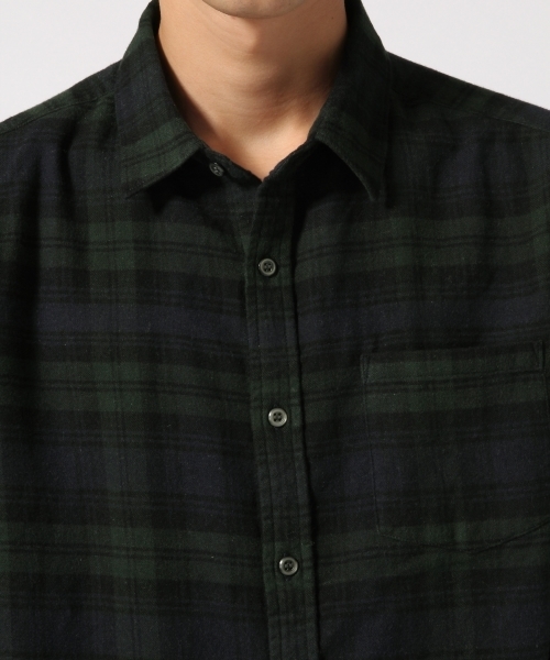 RAGEBLUE（レイジブルー）の「起毛チェックシャツ/733811（シャツ/ブラウス・メンズ・グレー系その他/ブルー/キャメル/レッド系その他/グリーン/ベージュ/レッド・LARGE/MEDIUM/X-LARGE/SMALL）」の14枚目の写真