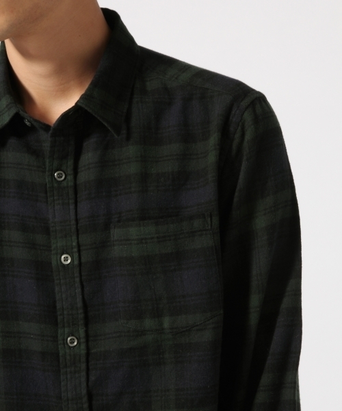 RAGEBLUE（レイジブルー）の「起毛チェックシャツ/733811（シャツ/ブラウス・メンズ・グレー系その他/ブルー/キャメル/レッド系その他/グリーン/ベージュ/レッド・LARGE/MEDIUM/X-LARGE/SMALL）」の15枚目の写真