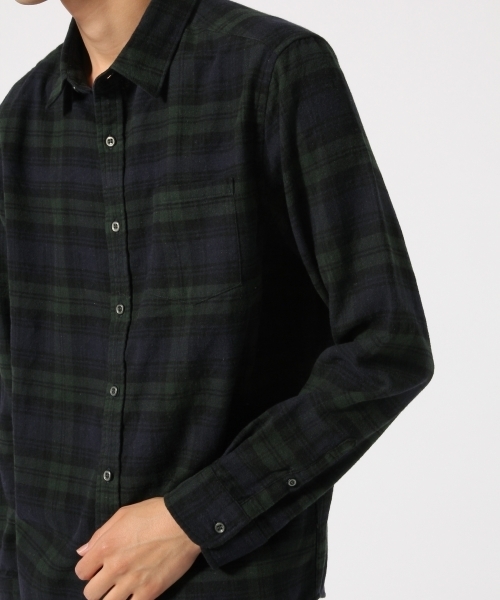 RAGEBLUE（レイジブルー）の「起毛チェックシャツ/733811（シャツ/ブラウス・メンズ・グレー系その他/ブルー/キャメル/レッド系その他/グリーン/ベージュ/レッド・LARGE/MEDIUM/X-LARGE/SMALL）」の16枚目の写真