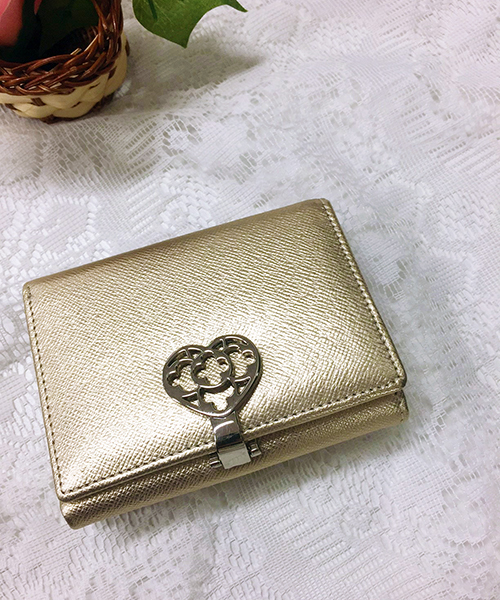 GIULIETTAVERONA(ジュリエッタヴェローナ)の「【GIULIETTAVERONA】 ジュリエッタヴェローナ クオーレ ミニ財布(財布)」|シャンパン