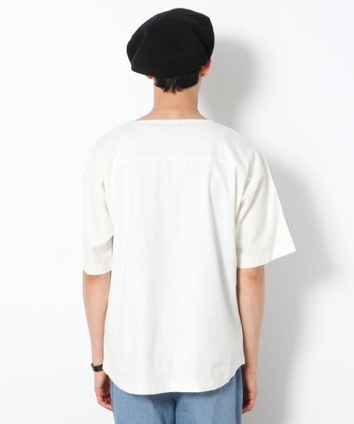 RAGEBLUE(レイジブルー)の「リネン混ストレッチプルオーバーシャツ/757934(シャツ/ブラウス・メンズ・ネイビー/グリーン/ピンク/ホワイト・MEDIUM/LARGE/SMALL)」の6枚目の写真