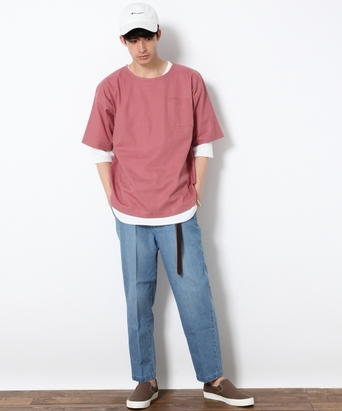 RAGEBLUE(レイジブルー)の「リネン混ストレッチプルオーバーシャツ/757934(シャツ/ブラウス・メンズ・ネイビー/グリーン/ピンク/ホワイト・MEDIUM/LARGE/SMALL)」の14枚目の写真