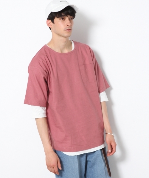 RAGEBLUE(レイジブルー)の「リネン混ストレッチプルオーバーシャツ/757934(シャツ/ブラウス・メンズ・ネイビー/グリーン/ピンク/ホワイト・MEDIUM/LARGE/SMALL)」の15枚目の写真