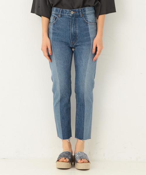 Another Edition（アナザーエディション）の「デニムパッチパンツ ◆（デニムパンツ・レディース・ブラック/コバルトブルー・SMALL/MEDIUM）」の17枚目の写真