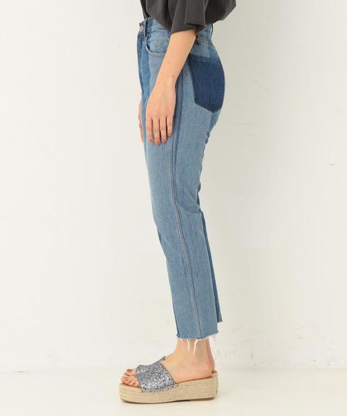 Another Edition（アナザーエディション）の「デニムパッチパンツ ◆（デニムパンツ・レディース・ブラック/コバルトブルー・SMALL/MEDIUM）」の18枚目の写真