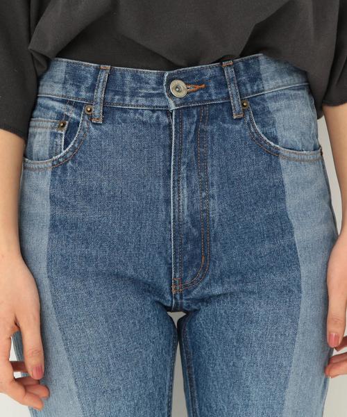 Another Edition（アナザーエディション）の「デニムパッチパンツ ◆（デニムパンツ・レディース・ブラック/コバルトブルー・SMALL/MEDIUM）」の20枚目の写真