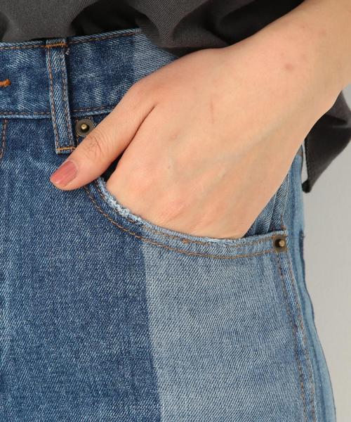 Another Edition（アナザーエディション）の「デニムパッチパンツ ◆（デニムパンツ・レディース・ブラック/コバルトブルー・SMALL/MEDIUM）」の21枚目の写真