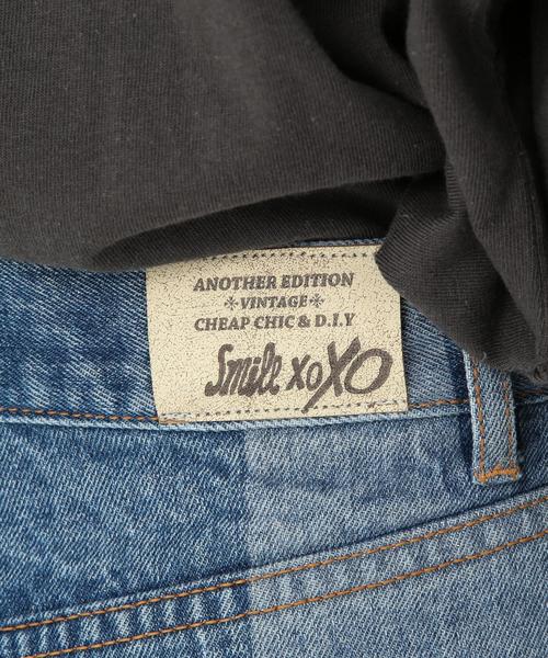 Another Edition（アナザーエディション）の「デニムパッチパンツ ◆（デニムパンツ・レディース・ブラック/コバルトブルー・SMALL/MEDIUM）」の12枚目の写真