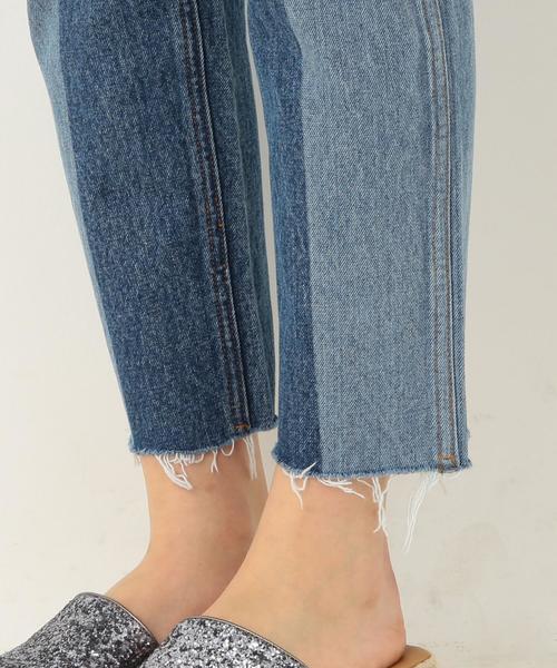 Another Edition（アナザーエディション）の「デニムパッチパンツ ◆（デニムパンツ・レディース・ブラック/コバルトブルー・SMALL/MEDIUM）」の13枚目の写真