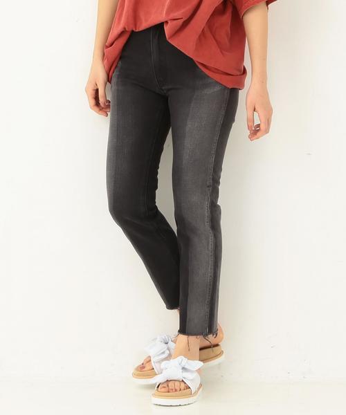 Another Edition（アナザーエディション）の「デニムパッチパンツ ◆（デニムパンツ・レディース・ブラック/コバルトブルー・SMALL/MEDIUM）」の8枚目の写真