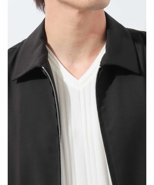 MK MICHEL KLEIN HOMME （エムケーミッシェルクランオム）の「ジップブルゾン（ブルゾン・メンズ・ブラック/パープル・X-LARGE/MEDIUM/LARGE）」の10枚目の写真