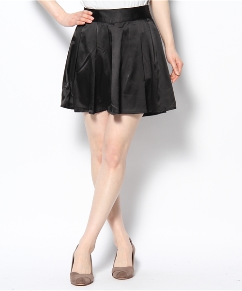 ROSE BUD（ローズバッド）の「LSK-12132 TUCKED CULOTTE SKIRT（その他パンツ・レディース・ブラウン系その他/ダークオリーブ/ブラック・ONE SIZE）」の2枚目の写真