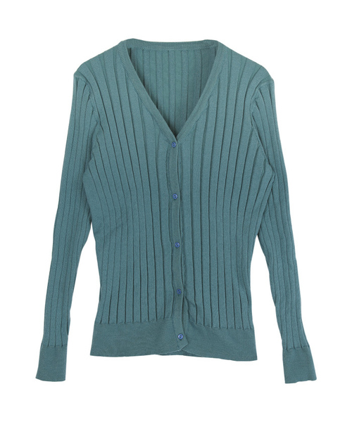 UR'S（ユアーズ）の「Vネックリブニットカーディガン（カーディガン/ボレロ・レディース・カーキ/ブラック/キャメル/ブラウン/杢グレー/パープル/アイボリー/ブルー/イエロー・M/S/L）」の11枚目の写真