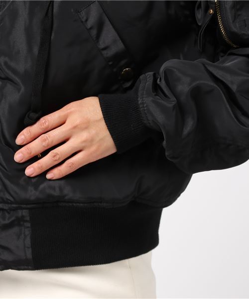 onespo（ワンスポ）の「N2B（モッズコート・レディース・ブラック/レッド/ダークブルー/ライトピンク・M）」の9枚目の写真