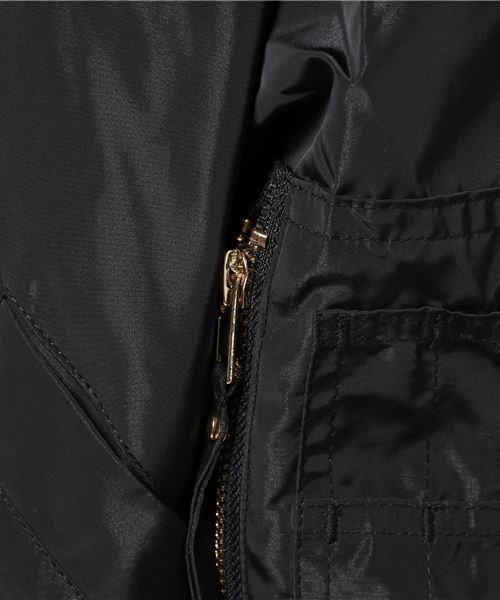 onespo（ワンスポ）の「N2B（モッズコート・レディース・ブラック/レッド/ダークブルー/ライトピンク・M）」の13枚目の写真