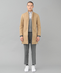 koe×THOM BROWNE | [KOE×THOM BROWNE]MENS BONDING OVERCOAT(ステンカラーコート)