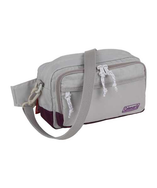 COLEMAN（コールマン）の「ウォーカーポーチ（ボディバッグ/ウエストポーチ・レディース・ライトグレー/スカイブルー/ブラック/ネイビー/グレー/レッド/オリーブ/サンドベージュ/ダークパープル/ブルーグレー/ブラウン系カモフラージュ/ダークグリーン/ライトブラック/ホワイト×ブラック/グリーン系その他/ホワイト/ブルー/ブラック系その他/ベージュ系その他・ONE SIZE/2L）」の6枚目の写真