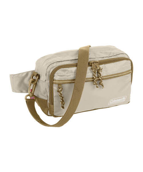 COLEMAN（コールマン）の「ウォーカーポーチ（ボディバッグ/ウエストポーチ・レディース・ライトグレー/スカイブルー/ブラック/ネイビー/グレー/レッド/オリーブ/サンドベージュ/ダークパープル/ブルーグレー/ブラウン系カモフラージュ/ダークグリーン/ライトブラック/ホワイト×ブラック/グリーン系その他/ホワイト/ブルー/ブラック系その他/ベージュ系その他・ONE SIZE/2L）」の9枚目の写真