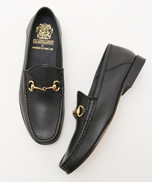 CAMINANDO（カミナンド）の「CAMINANDO カミナンド 別注 / レザー ビットローファー / ドレスシューズ（ローファー・メンズ・ブラック・10/11/9/8）」の2枚目の写真