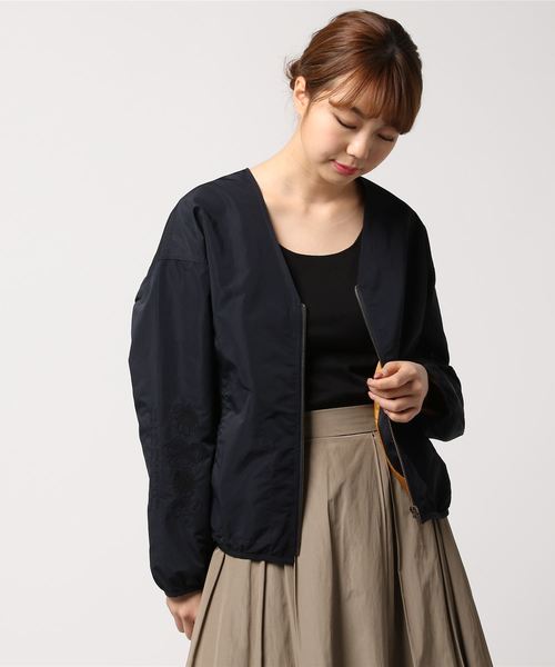 Ne-net（ネネット）の「S (S)とりはなブルゾン（ブルゾン・レディース・オレンジ/カーキ/ネイビー・03/02）」の12枚目の写真