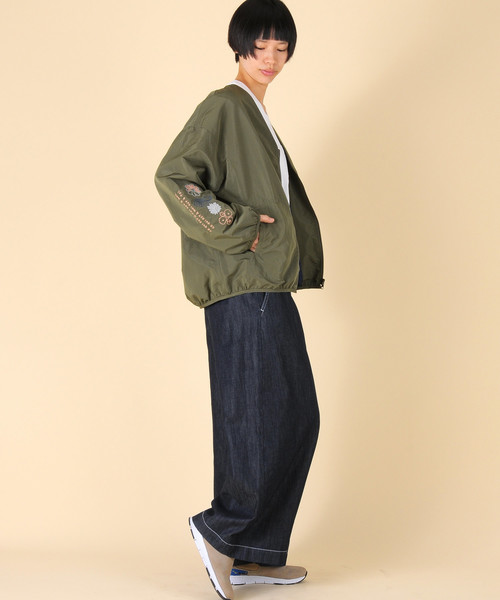 Ne-net（ネネット）の「S (S)とりはなブルゾン（ブルゾン・レディース・オレンジ/カーキ/ネイビー・03/02）」の16枚目の写真