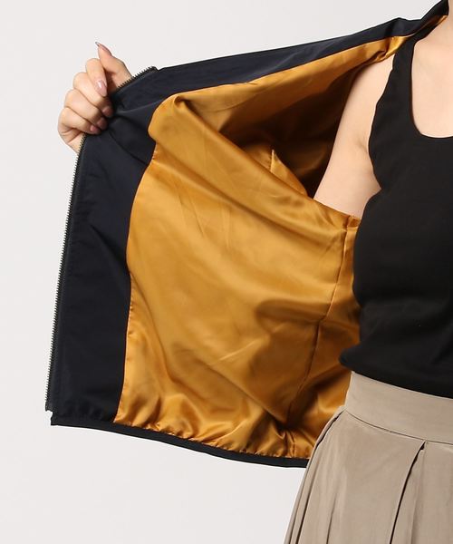 Ne-net（ネネット）の「S (S)とりはなブルゾン（ブルゾン・レディース・オレンジ/カーキ/ネイビー・03/02）」の4枚目の写真