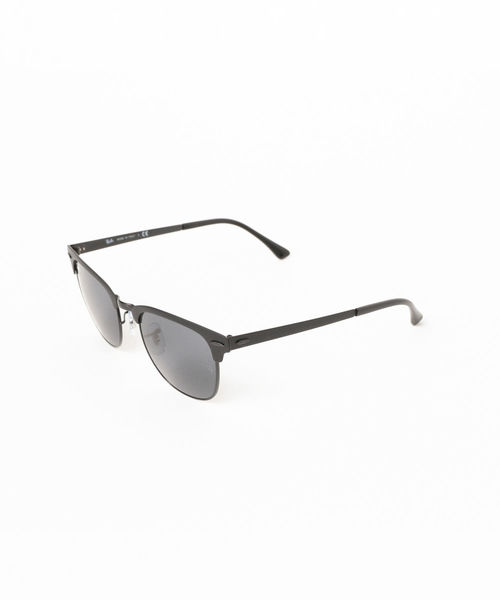 Ray-Ban（レイバン）の「Ray-Ban / CLUBMASTER METAL サングラス（サングラス・メンズ・ブラック・ONE SIZE）」の2枚目の写真