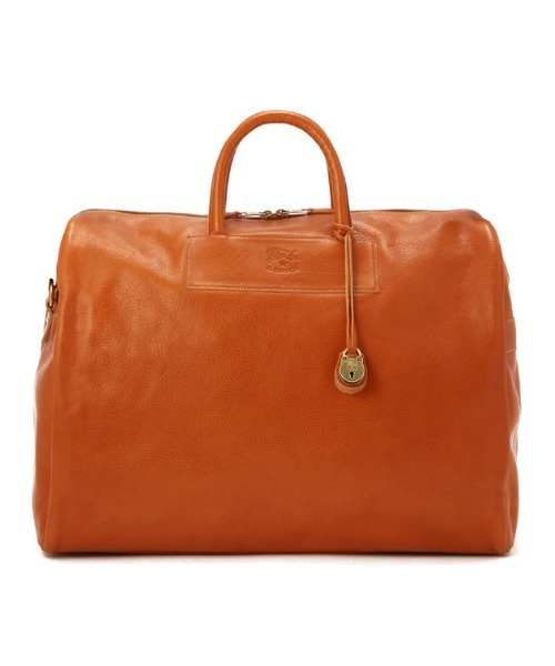 IL BISONTE（イルビゾンテ）の「IL BISONTE / Bag（ボストンバッグ・レディース・ライトブラウン/ブラック・FREE）」の4枚目の写真