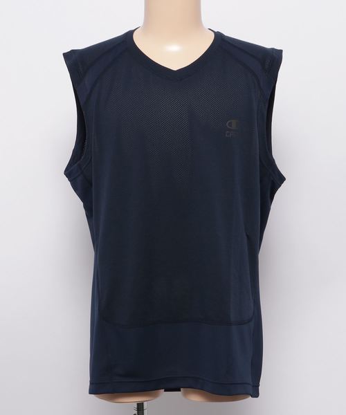 Champion（チャンピオン）の「【Champion/チャンピオン】メンズ CPFU(チャンピオン フィジカルフィットネスユニフォーム) タンクトップ（タンクトップ・メンズ・レッド系その他6/ダークブルー/サンドベージュ/オリーブ・X-LARGE/LARGE/MEDIUM）」の4枚目の写真