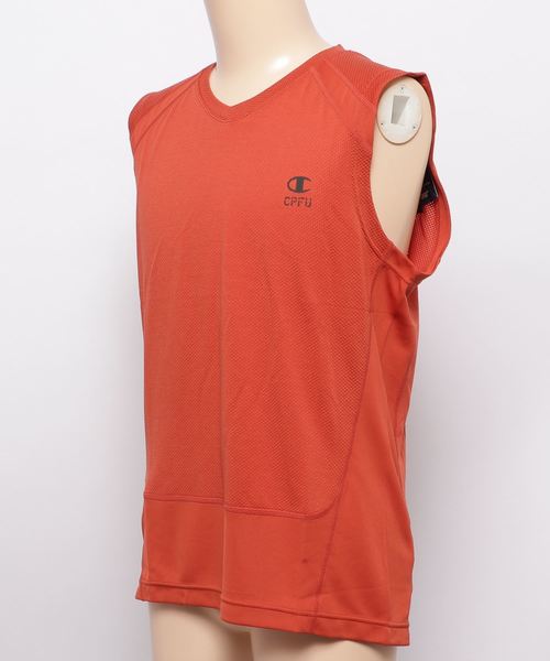 Champion（チャンピオン）の「【Champion/チャンピオン】メンズ CPFU(チャンピオン フィジカルフィットネスユニフォーム) タンクトップ（タンクトップ・メンズ・レッド系その他6/ダークブルー/サンドベージュ/オリーブ・X-LARGE/LARGE/MEDIUM）」の5枚目の写真