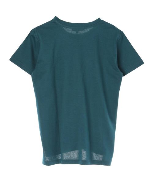 AMERICAN HOLIC(アメリカンホリック)の「・60新彊綿天竺 裾ラウンドポケットTEE★(Tシャツ/カットソー・レディース・オフホワイト/杢グレー/チャコールグレー/ブルーグリーン・L/M)」の8枚目の写真