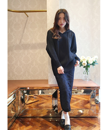 Verybrain（ベリーブレイン）の「セーラーカラーロングP/O（ニット