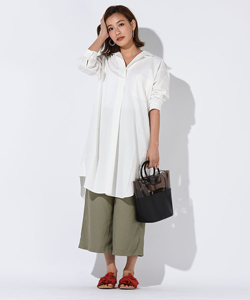 Willful by lipstar（ウィルフル バイ リップスター）の「【Willful by lipstar】ブロードシャツワンピース（ワンピース・レディース・オフホワイト/キャメル/ブルー系その他2・M）」の11枚目の写真