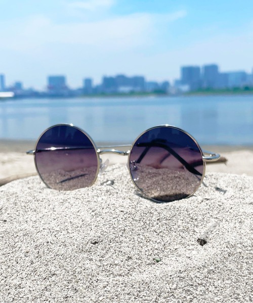 ＪＵＧＬＡＮＳ（ユグランス）の「丸眼鏡 丸サングラス / 簡易 メガネ サングラスケース付き（サングラス・レディース・A/B/C/D/E/F/G/H/I/J/K/L/M/N/O/P/Q/R/S/T/V/U/W・ONE SIZE）」の6枚目の写真