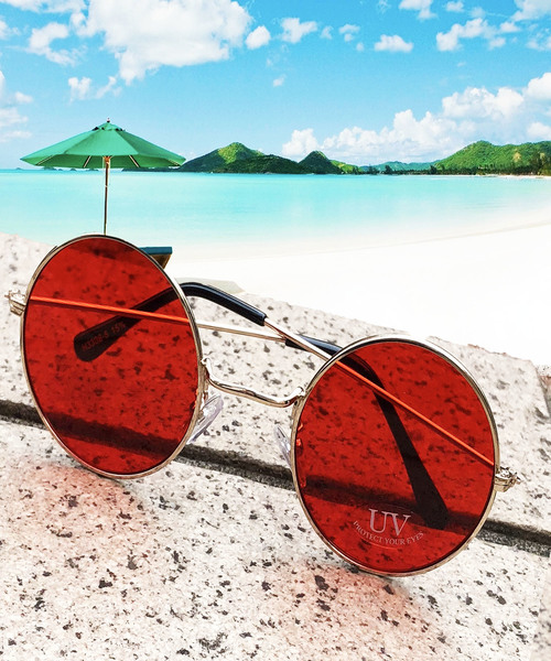 ＪＵＧＬＡＮＳ（ユグランス）の「丸眼鏡 丸サングラス / 簡易 メガネ サングラスケース付き（サングラス・レディース・A/B/C/D/E/F/G/H/I/J/K/L/M/N/O/P/Q/R/S/T/V/U/W・ONE SIZE）」の8枚目の写真