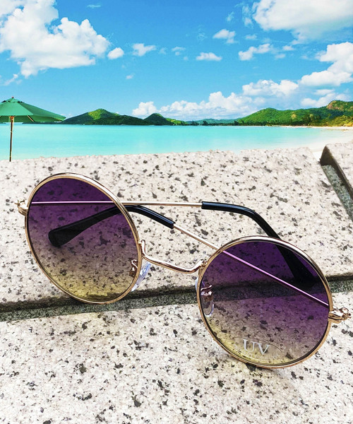 ＪＵＧＬＡＮＳ（ユグランス）の「丸眼鏡 丸サングラス / 簡易 メガネ サングラスケース付き（サングラス・レディース・A/B/C/D/E/F/G/H/I/J/K/L/M/N/O/P/Q/R/S/T/V/U/W・ONE SIZE）」の10枚目の写真