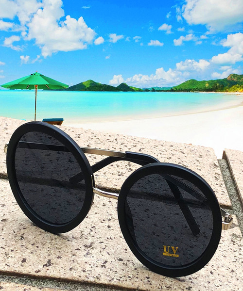 ＪＵＧＬＡＮＳ（ユグランス）の「丸眼鏡 丸サングラス / 簡易 メガネ サングラスケース付き（サングラス・レディース・A/B/C/D/E/F/G/H/I/J/K/L/M/N/O/P/Q/R/S/T/V/U/W・ONE SIZE）」の18枚目の写真