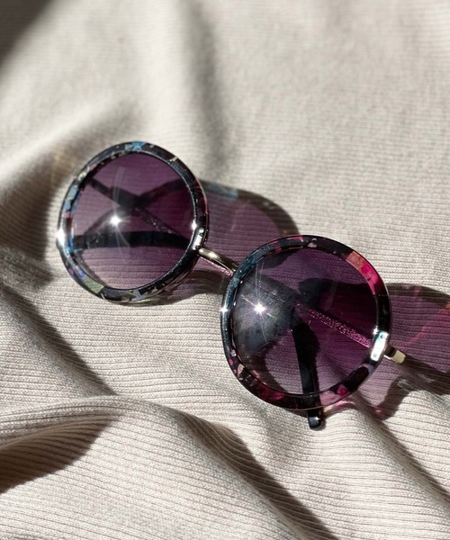 ＪＵＧＬＡＮＳ（ユグランス）の「丸眼鏡 丸サングラス / 簡易 メガネ サングラスケース付き（サングラス・レディース・A/B/C/D/E/F/G/H/I/J/K/L/M/N/O/P/Q/R/S/T/V/U/W・ONE SIZE）」の19枚目の写真