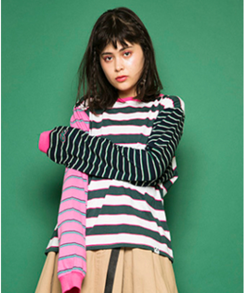 candy stripper ボーダートップス LOLLIPOP MULTI BORDER KNIT | Candy Stripper（キャンディ