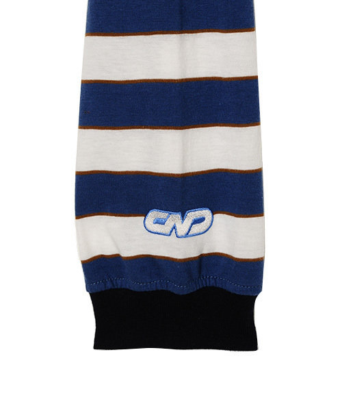 Candy Stripper（キャンディストリッパー）の「MULTI BORDER L/S Tシャツ（Tシャツ/カットソー・レディース・ライトブルー/ブラック/ピンク・2）」の8枚目の写真