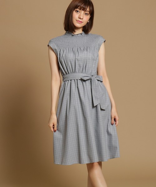 Anatelier アナトリエ の ブロード シャーリング柄ワンピース ワンピース Wear