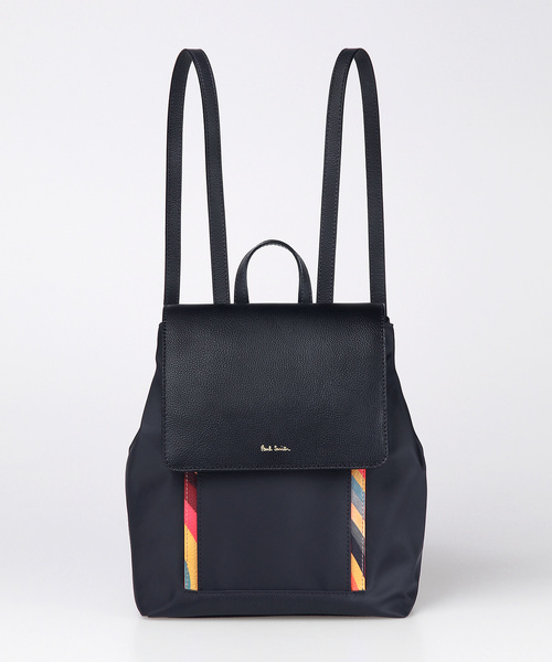 Paul Smith(ポールスミス)の「SWIRL NYLON POCKET RUCKSACK / 873420 W342(バックパック/リュック・レディース・ブラック/ベージュ/ネイビー・FREE)」の3枚目の写真