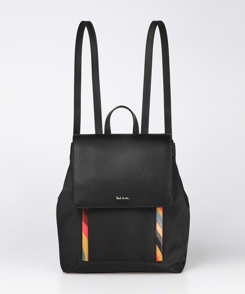 Paul Smith(ポールスミス)の「SWIRL NYLON POCKET RUCKSACK / 873420 W342(バックパック/リュック・レディース・ブラック/ベージュ/ネイビー・FREE)」の2枚目の写真