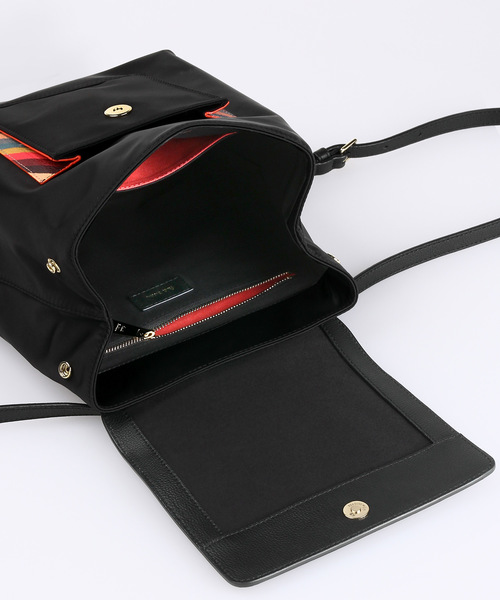 Paul Smith(ポールスミス)の「SWIRL NYLON POCKET RUCKSACK / 873420 W342(バックパック/リュック・レディース・ブラック/ベージュ/ネイビー・FREE)」の7枚目の写真