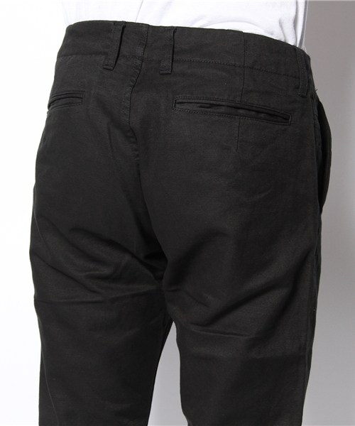 NANO universe（ナノユニバース）の「NUスラブチノクロップドボトム（チノパンツ・メンズ・ブラック/チャコール/ベージュ/ホワイト・SMALL/MEDIUM/LARGE/X-LARGE）」の16枚目の写真